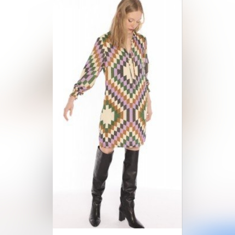 Antropologie Vilagallo Croydon Print Dress Sz. EU 42/US 12